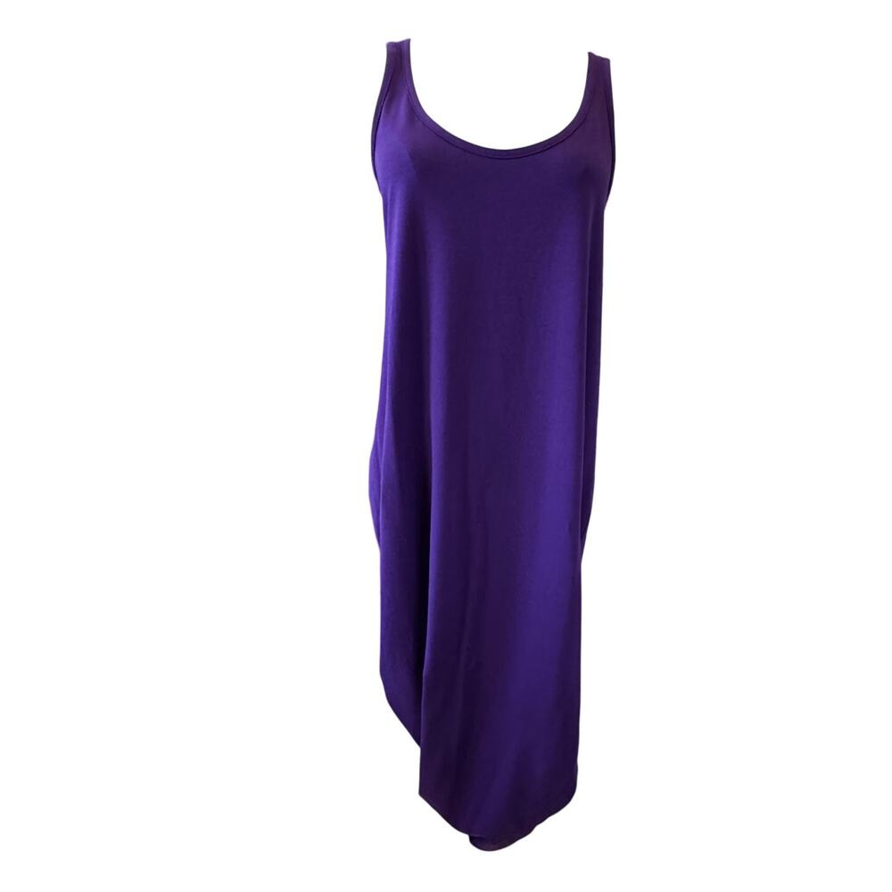 UNIVERSAL STANDARD Women's Purple Iconic Geneva Tank Dress Size 4XS 0/2 - Picture 2 of 7